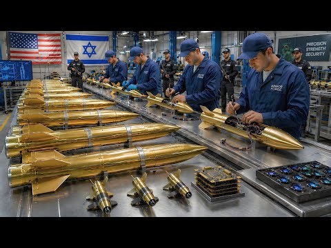 INSIDE Factory: How Israel & USA Manufacture Iron Dome Interceptors (Full Process)