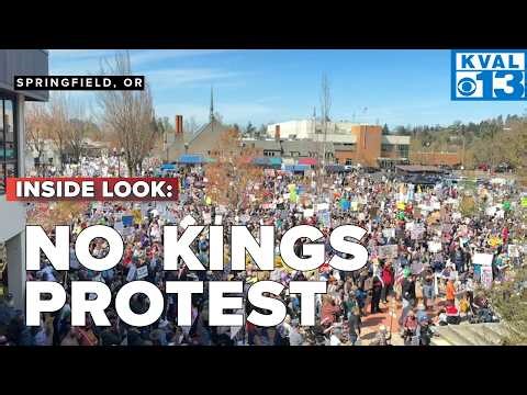 Inside look into the No Kings Protest in Springfield, OR