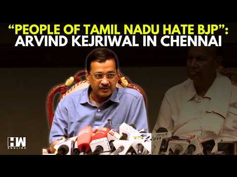 'People of Tamil Nadu Hate BJP's Divisive Politics, Vicious Politics': Arvind Kejriwal In Chennai