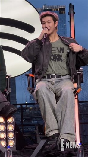 The boys are back. 😍 BTS makes a return after a four-year hiatus at Spotify’s x BTS: SWIMSIDE event.