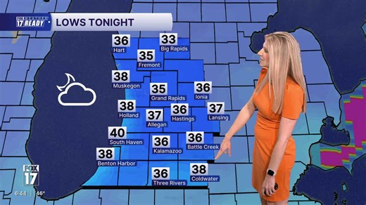 Wednesday late PM forecast: Frost likely overnight as rain ends