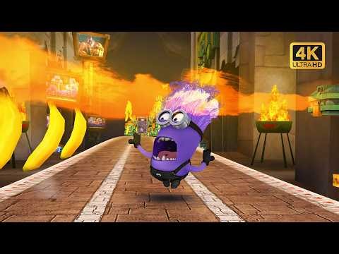 Minion rush All Bosses🏆 👾 Evil minion gameplay🎮 | EP 74 | UHD 4K Fullscreen Gameplay✨