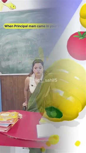 Jab principal mam achank se apki class m ajaye 👩‍🏫😳 #shorts #igsahil5 #shortfeed