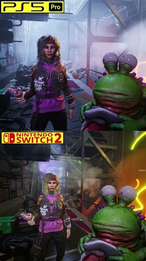 High on Life 2 PS5 Pro vs Switch 2 Graphics Comparison