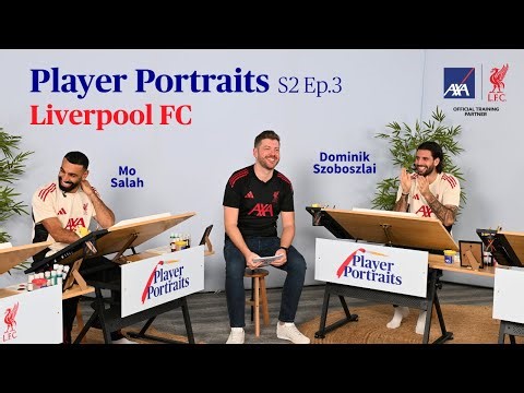 Mo Salah and Dominik Szoboszlai surprise fans | Liverpool FC Player Portraits Ep.3 | AXA UK