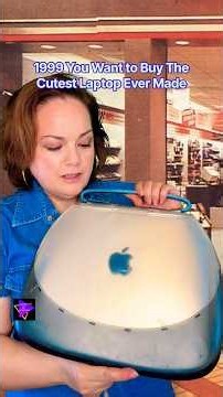 It's 1999 and you want the @Apple iBook because it is the cutest laptop you've ever seen. #90stech