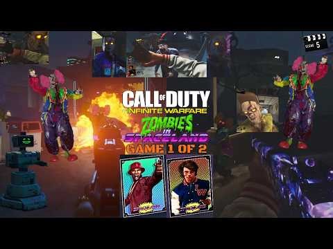 COD: IW "Zombies in Spaceland" Gameplay w. Michael & Online Players!! | Game 1 of 2