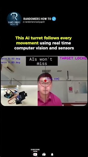 Advanced AI Target Tracking Turret Built With Arduino And Computer Vision Sensors
