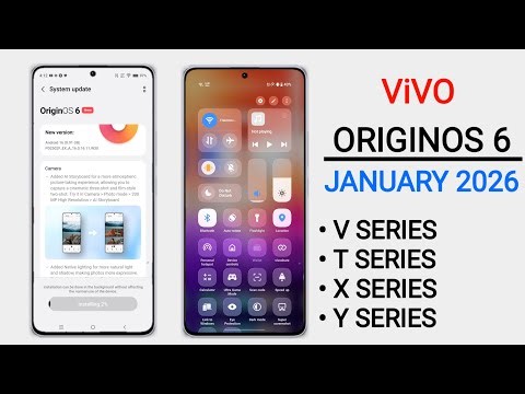 Vivo OriginOS 6 Update - January Device List | Android 16 for X200 Fe/Pro,X100,V60,V50,T4 Pro/Ultra