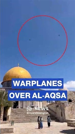 ‘Israeli’ jets fly low over Aqsa Mosque