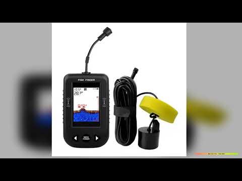 Alarm 100M Portable Sonar Fish Finders 45 degrees Sonar Coverage Echo Sounder Alarm Transducer Lake