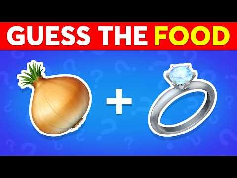 Guess The WORD By Emoji 🍕🍟 Food And Drink Edition! | Emoji Quiz Challenge