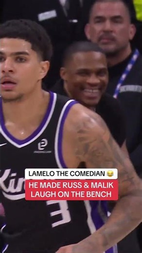 LaMelo had Westbrook & Monk crying laughing 🤣