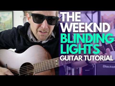 Blinding Lights by The Weeknd Guitar Tutorial - Guitar Lessons with Stuart!
