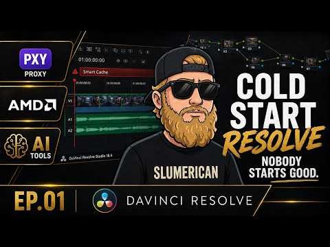 Learning DaVinci Resolve From Scratch on AMD | Nobody Starts Good.