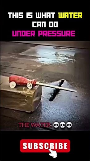 THIS IS WHAT WATER CAN DO UNDER PRESSURE || WATER PRESSURE #physics #physicsinreallife #vcankanpur