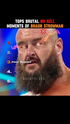 Brutal No Sell moments of Braun Strowman 💀