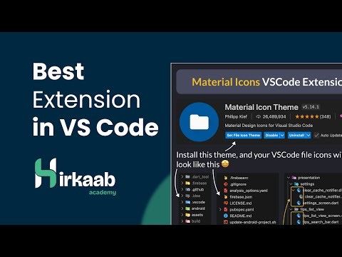 Material Icons Extension in vs Code