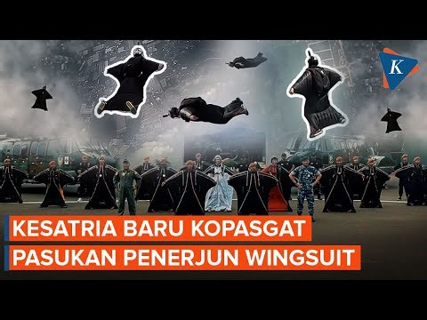Mengenal Satuan Baru Kopasgat, Regu Penerjun Bersayap Wingsuit