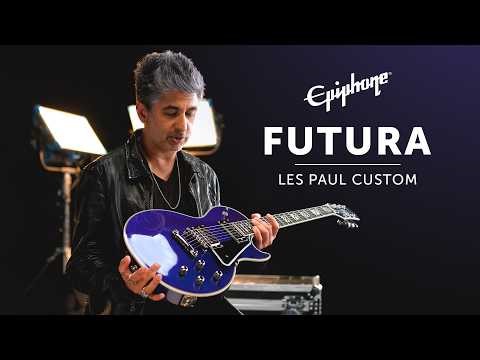 Epiphone Futura Les Paul Custom demo–Epiphone Futura Series