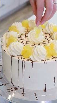 Easy Apple Cake Recipe with whipped cream frosting!