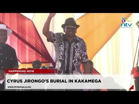 James Orengo's remarks during Cyrus Jirongo's burial