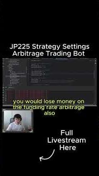 Strategy Settings JP225 - Arbitrage Trading Bot