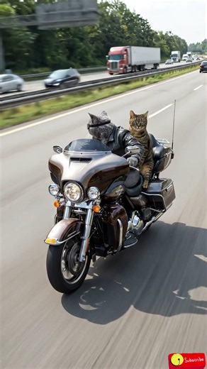 Was that a fart or did a tire just explode? #shorts #cat # #funny