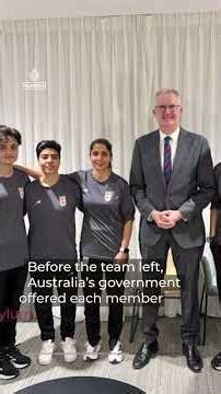 Iranian football players celebrated in Tehran | AJ #shorts