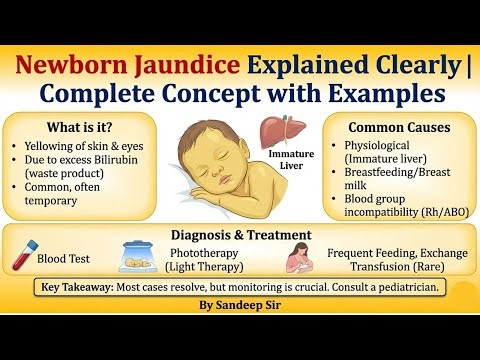 Newborn Jaundice Explained Clearly | Complete Concept with Examples #newbornjaundice #jaundice