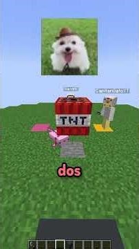 Si explotas la tnt PIERDES con Cap Xiaro y Mia #minecraft #shorts