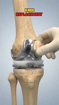 What Actually Happens During A Knee Replacement? 3D Animation 🦴 — Step By Step #shorts #shortvideo