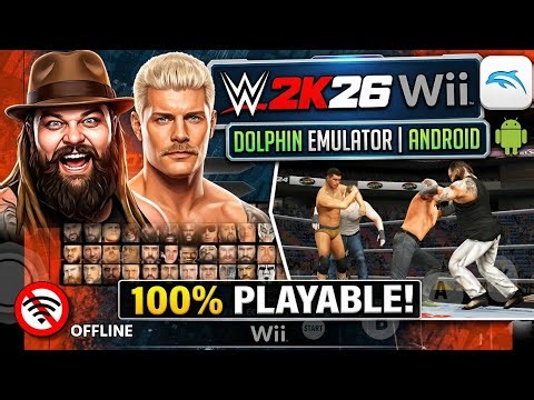 New WWE 2K26 Wii - Dolphin Emulator v1 Updated Gameplay!