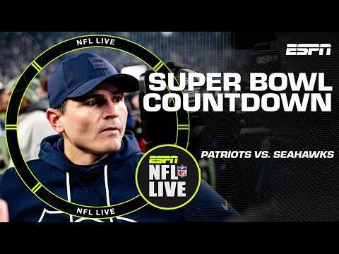 Countdown to Super Bowl LX 🏈 Getting ready for the Patriots 🆚 Seahawks matchup | NFL Live