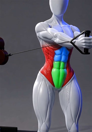 How to Actually Train Abs With Machines! Use machines the right way for real ab training. Cable crunches load the abs through controlled spinal flexion, captain’s chair knee raises hit the abs with lower-back support, and cable woodchoppers strengthen the obliques with controlled rotation. Train smarter with @fitonomyapp 💪 #abworkout #coretraining #gymabs #cableworkout #fitnesstips