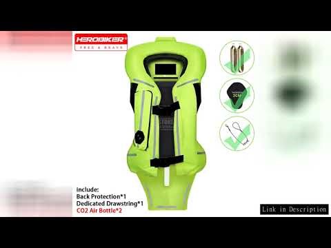 Motorcycle Airbag Vest Motorbike Body Protective Jacket Reflective Motocross Air Bag Riding Moto Ves