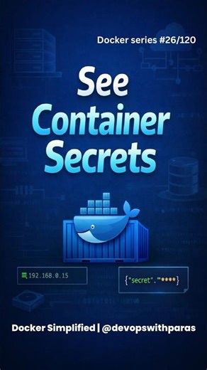 26. docker inspect Reveals Everything | The Most Powerful Docker Debug Command | Simplified Docker