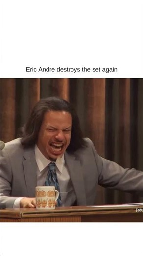 Eric Andre destroys the set again