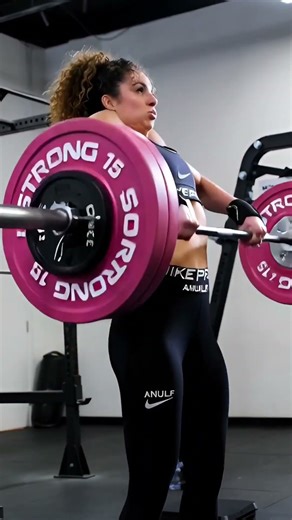 American Fitness Woman Dominates a Massive Deadlift 💪🔥 Pure Strength