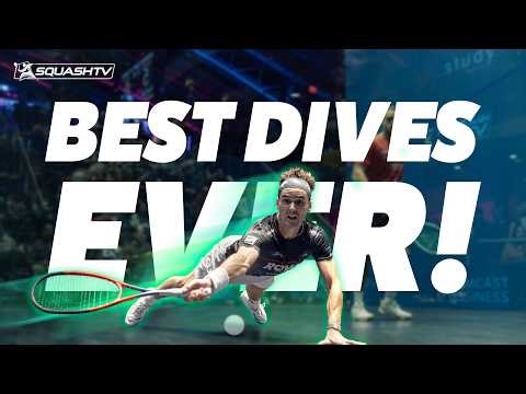 The CRAZIEST dives in squash! 🤯