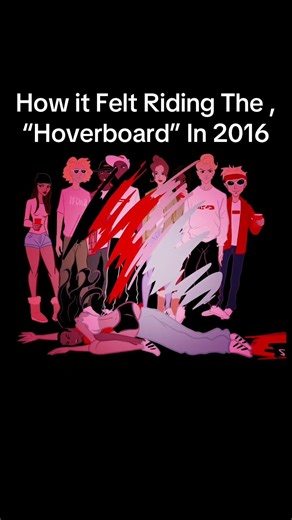 How it Felt Riding The Hoverboard in 2016 #2016 #animation #animated #animate #nostalgia