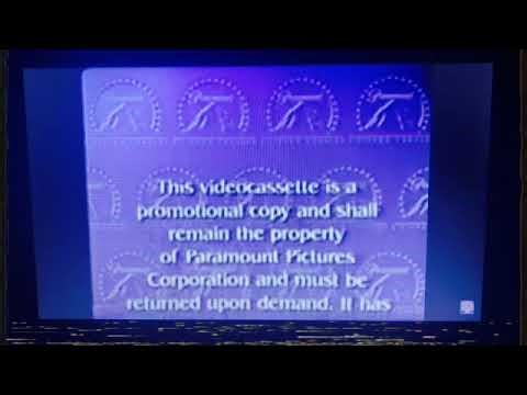 Paramount Feature Presentation Viacom Promotional Variant (1995) - VHS Version