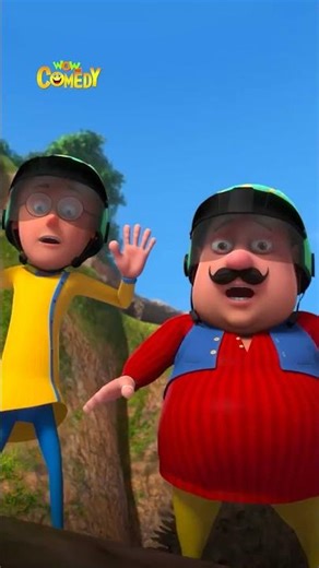 Motu Patlu Shorts | Down The Hill 06 | Hindi Cartoon New Shorts | Wow Kidz Comedy