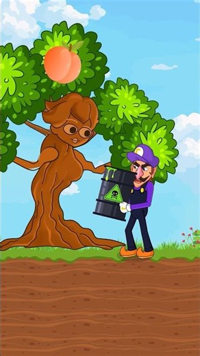 Mario Cares for the Divine Tree, but Waluigi’s Greed Brings Disaster