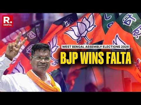 BJP’s Debangshu Panda Wins Falta Re-Poll By 1 Lakh+ Votes, TMC Nominee Withdraws