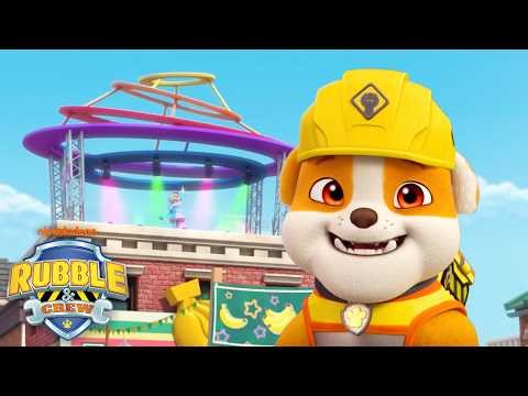 Rubble Builds a Stage for Sierra Sparkle's Big Concert! 🎤🎶 | Rubble & Crew