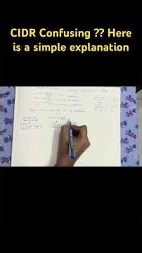 CIDR Explained in 1 min ⚡ || #Shorts #CIDR #networkingbasics