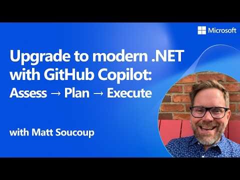 Upgrade to modern .NET with GitHub Copilot: Assess → Plan → Execute