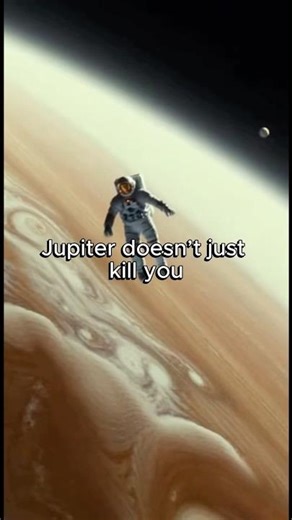 If You Fell Into Jupiter #space #education #universe