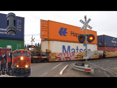 BNSF 7152 Intermodal West | Arthur Rd. Railroad Crossing, Escalon CA